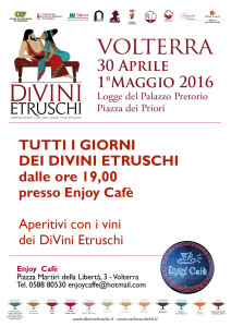 2016 DiVini Etruschi Locandina Enjoy Café